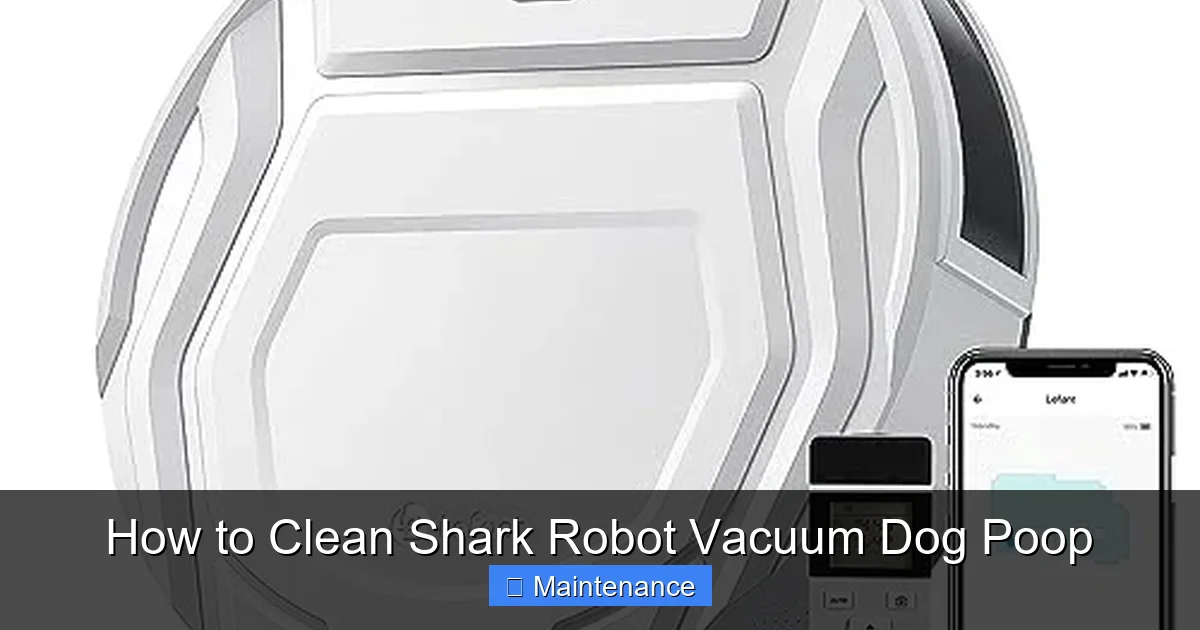 How to Clean Shark Robot Vacuum Dog Poop