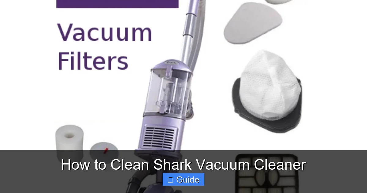 How to Clean Shark Vacuum Cleaner