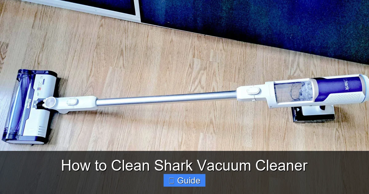 How to Clean Shark Vacuum Cleaner