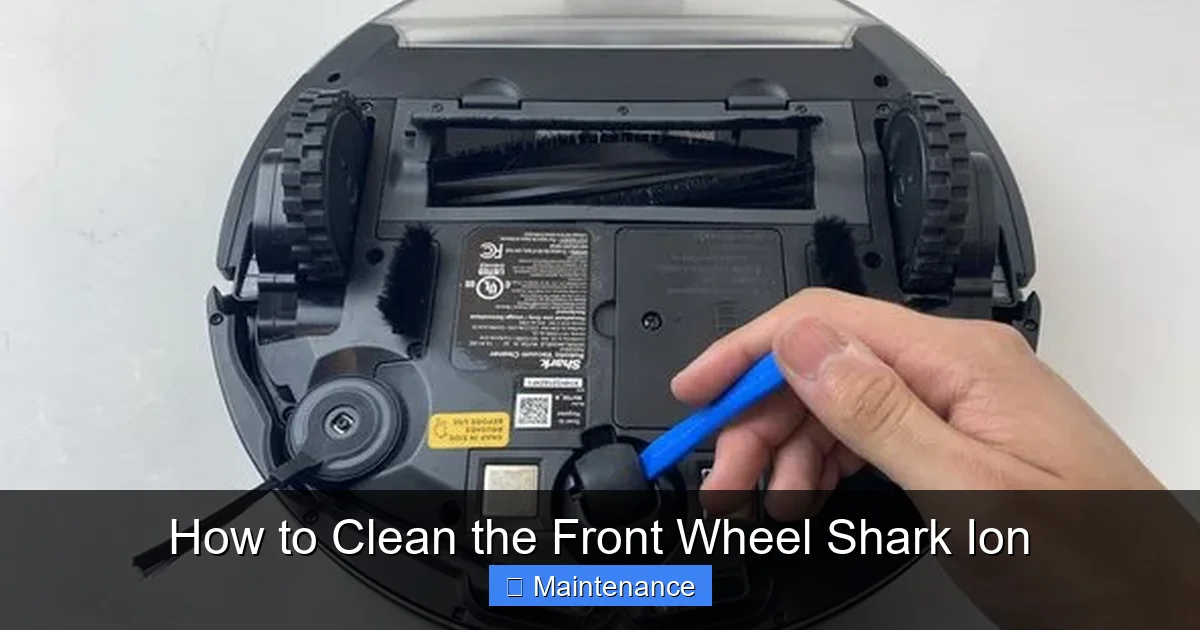 How to Clean the Front Wheel Shark Ion