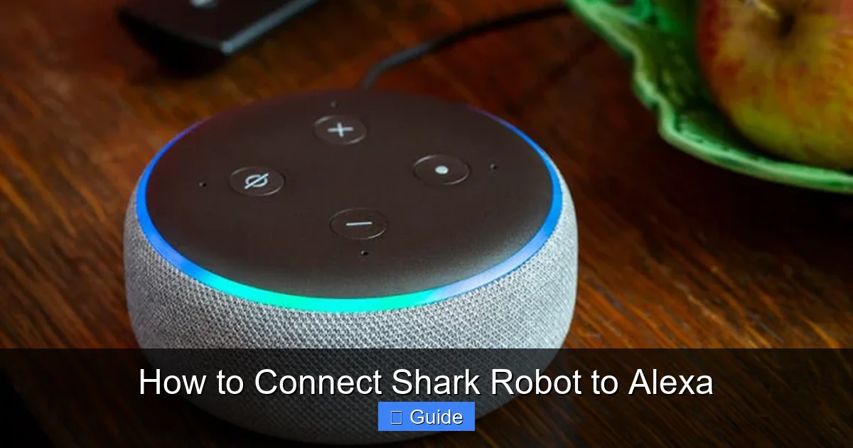 How to Connect Shark Robot to Alexa
