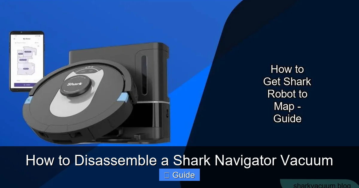 How to Disassemble a Shark Navigator Vacuum