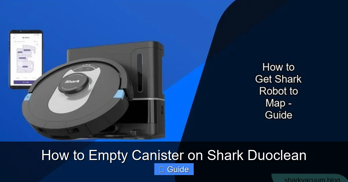 How to Empty Canister on Shark Duoclean