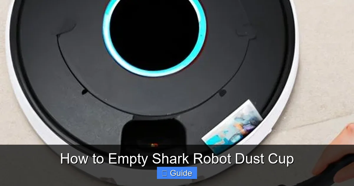 How to Empty Shark Robot Dust Cup