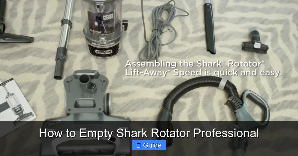 How to Empty Shark Rotator Professional