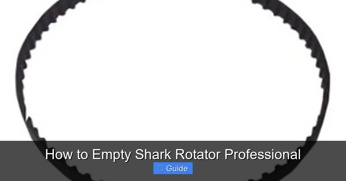 How to Empty Shark Rotator Professional