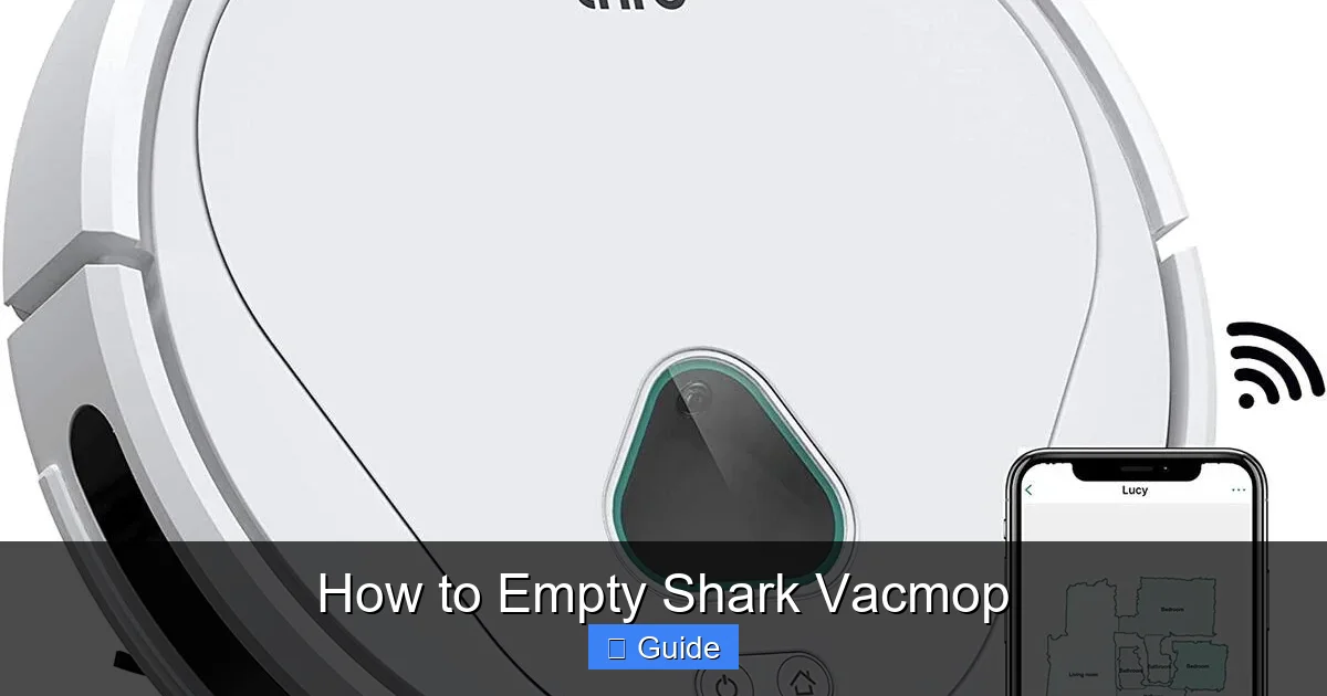 How to Empty Shark Vacmop
