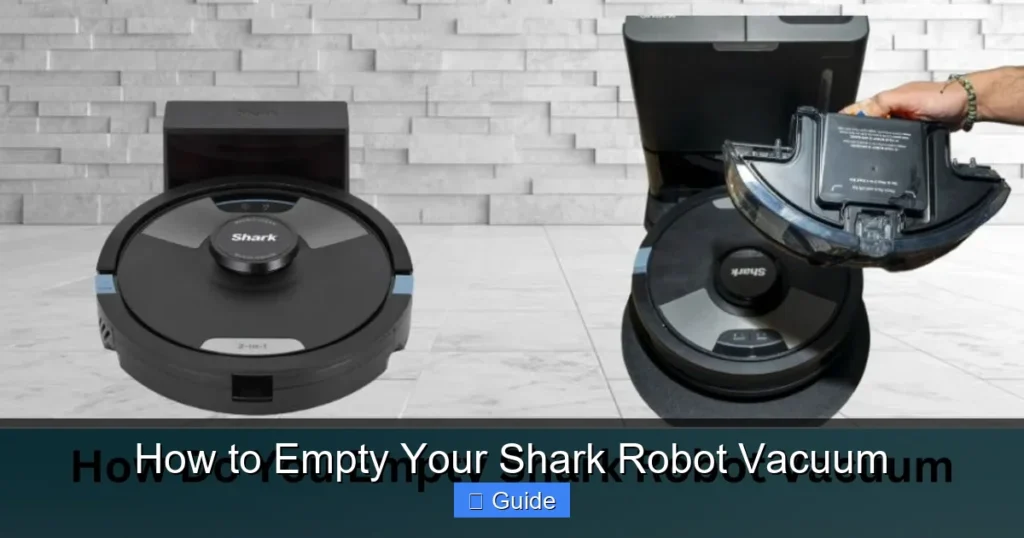 How to Empty Your Shark Robot Vacuum