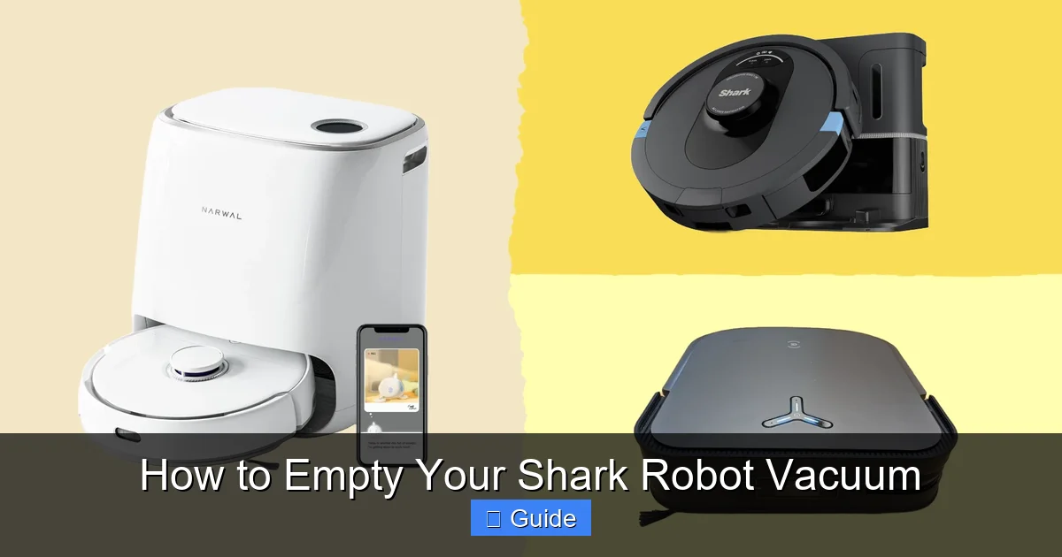 How to Empty Your Shark Robot Vacuum
