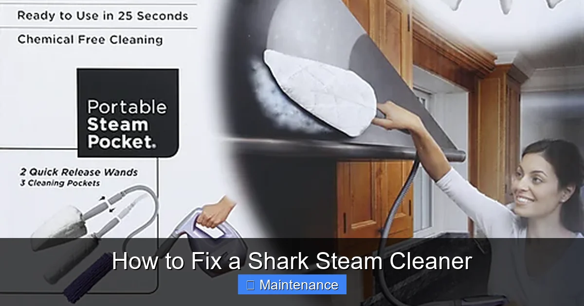 How to Fix a Shark Steam Cleaner