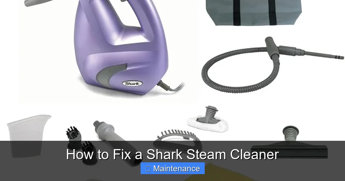 How to Fix a Shark Steam Cleaner