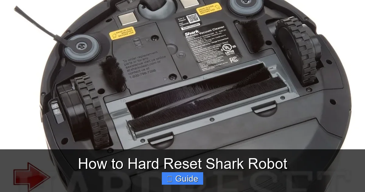 How to Hard Reset Shark Robot