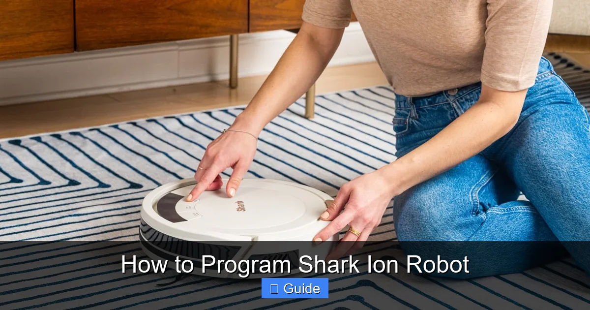 How to Program Shark Ion Robot