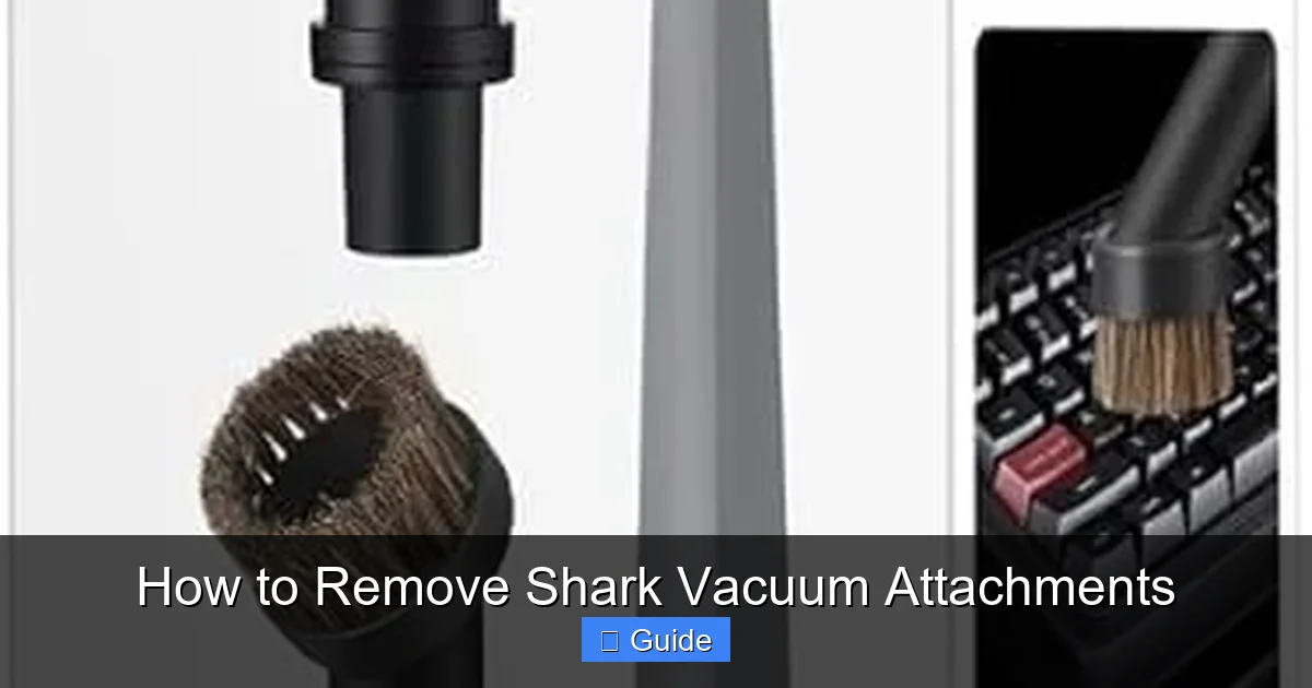 How to Remove Shark Vacuum Attachments