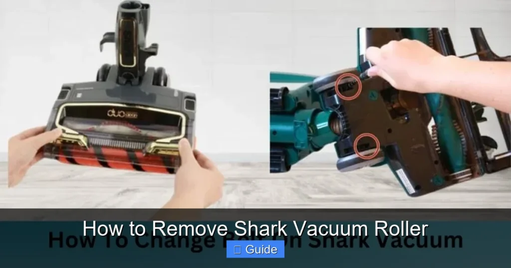 How to Remove Shark Vacuum Roller