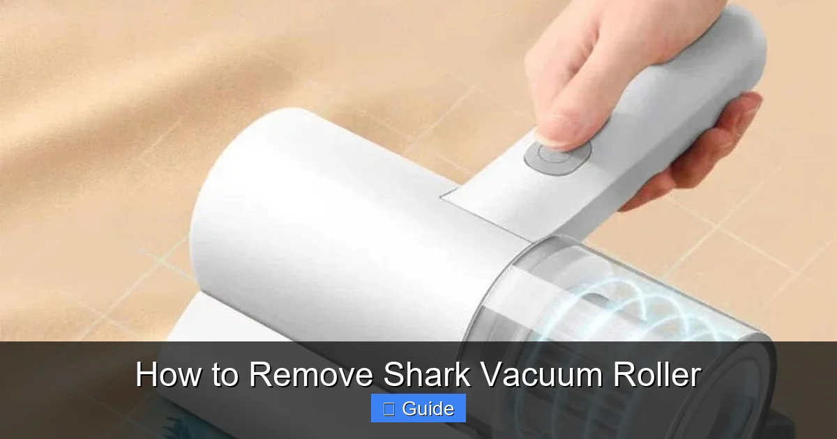 How to Remove Shark Vacuum Roller