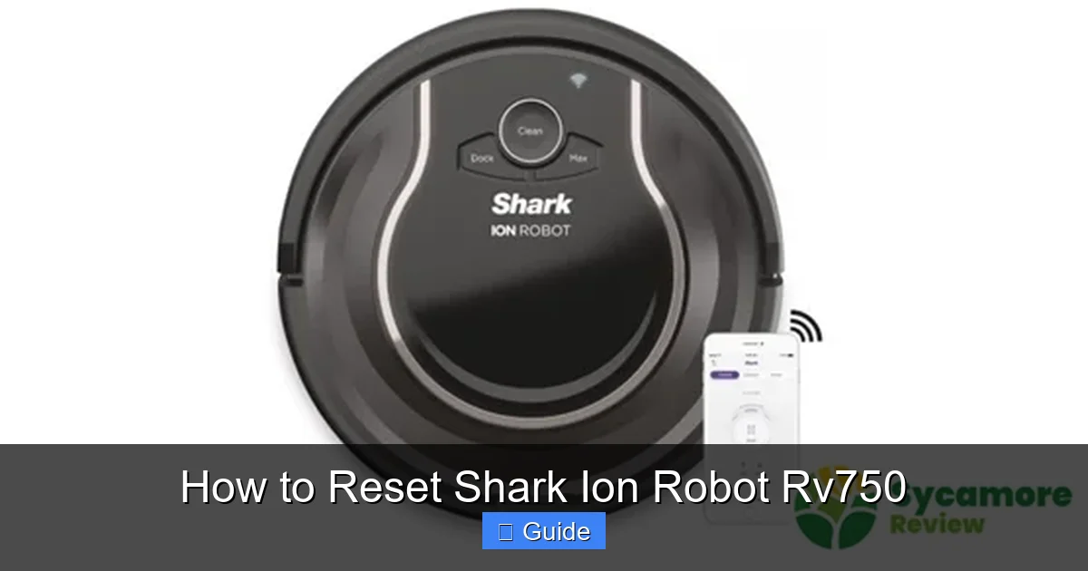 How to Reset Shark Ion Robot Rv750