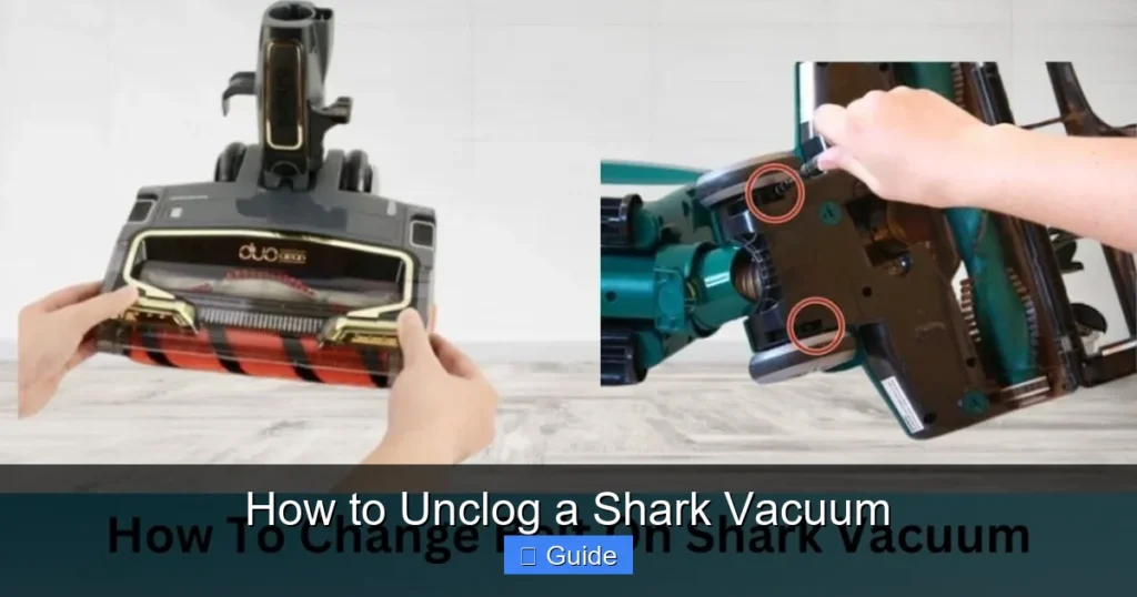 How to Unclog a Shark Vacuum