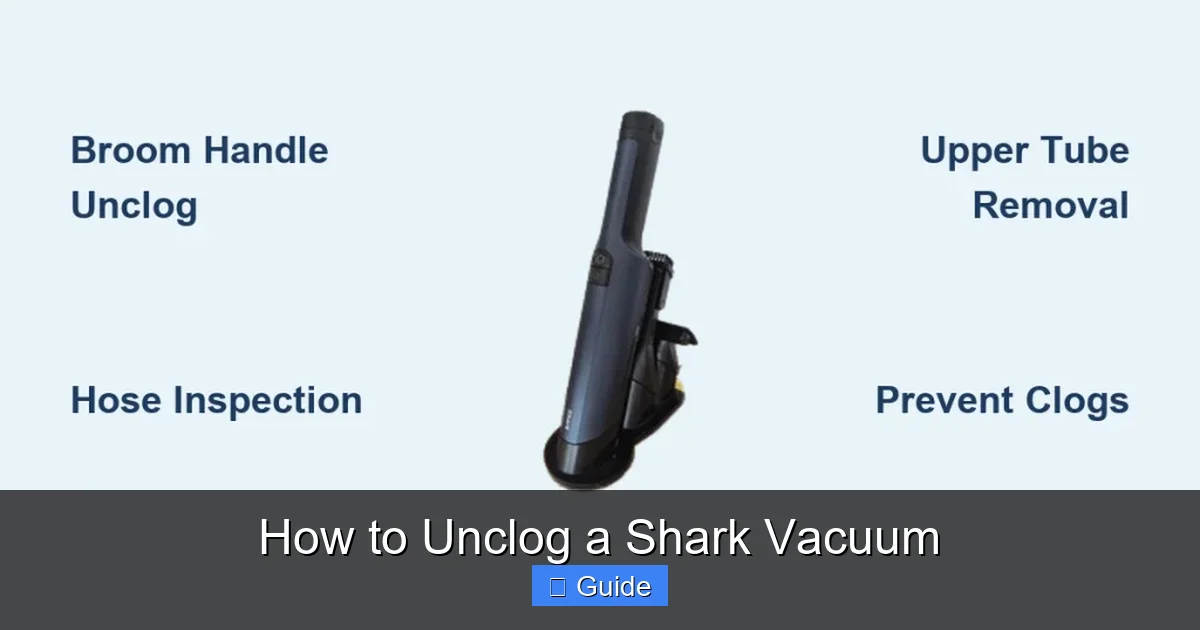 How to Unclog a Shark Vacuum