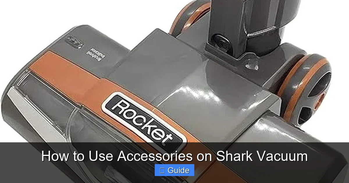 How to Use Accessories on Shark Vacuum