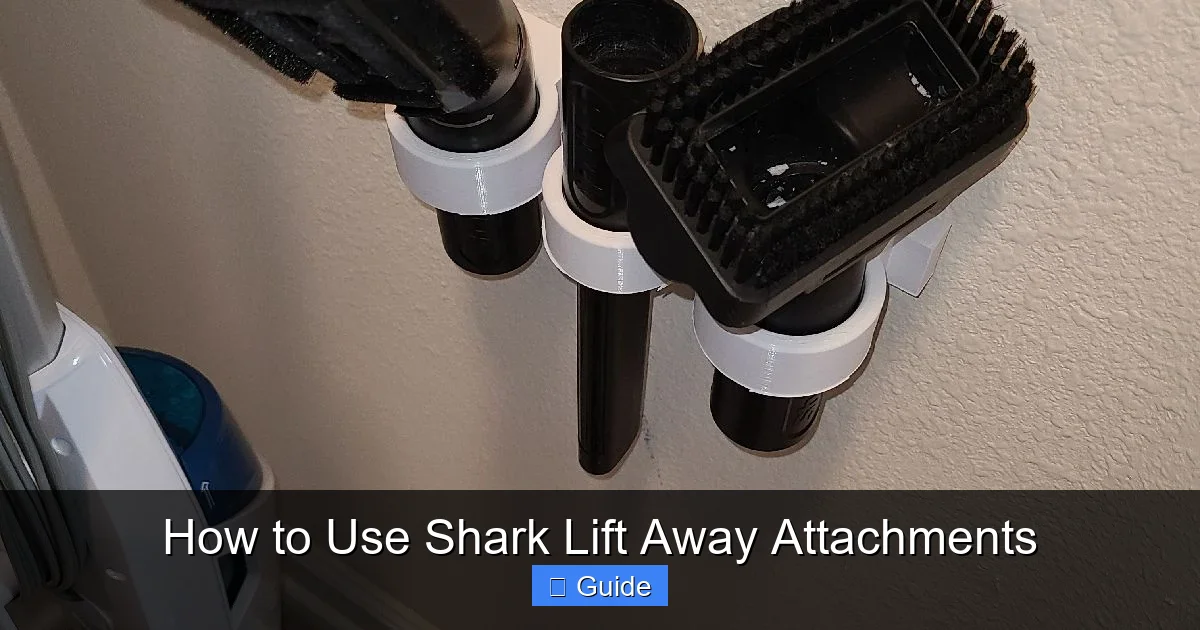How to Use Shark Lift Away Attachments