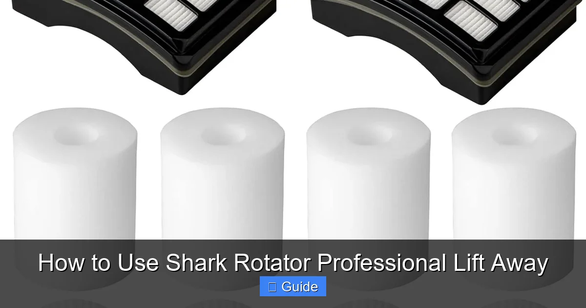 How to Use Shark Rotator Professional Lift Away