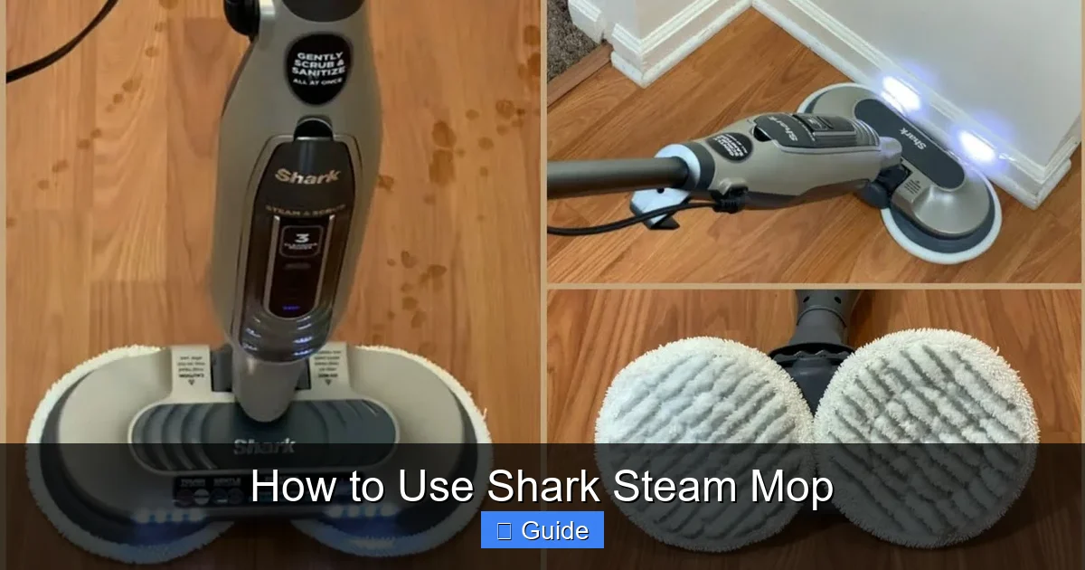 How to Use Shark Steam Mop