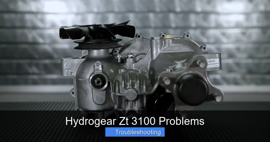 Hydrogear Zt 3100 Problems