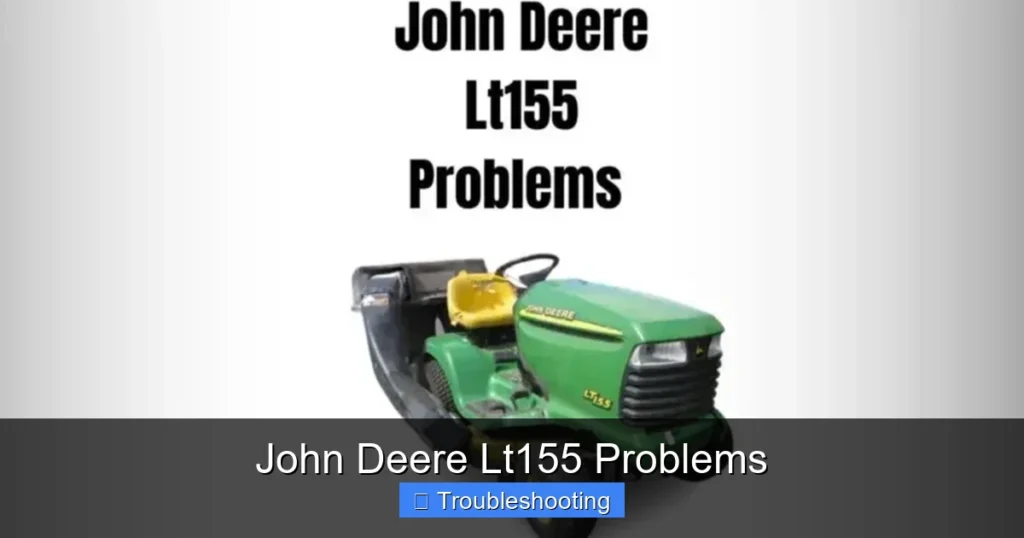 John Deere Lt155 Problems