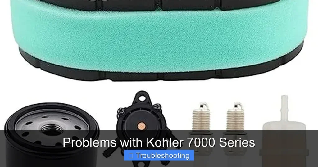 Problems with Kohler 7000 Series