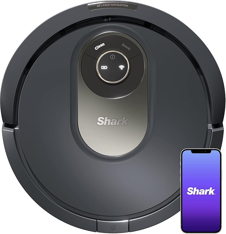 Shark AV2001 AI Robot Vacuum with Self-Cleaning Brushroll, Object Dete