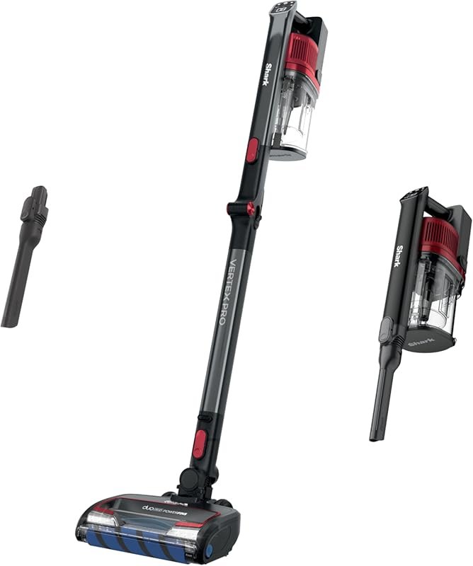 Shark IZ662H Vertex Pro Cordless Stick Vacuum: DuoClean PowerFins, HEP