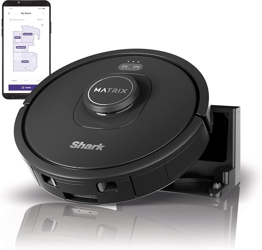 Shark RV2310 Matrix Robot Vacuum, Self-Cleaning Brushroll, Home Mappin