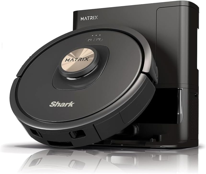 Shark Matrix Self-Emptying Robot Vacuum with No Spots Missed, Precisio