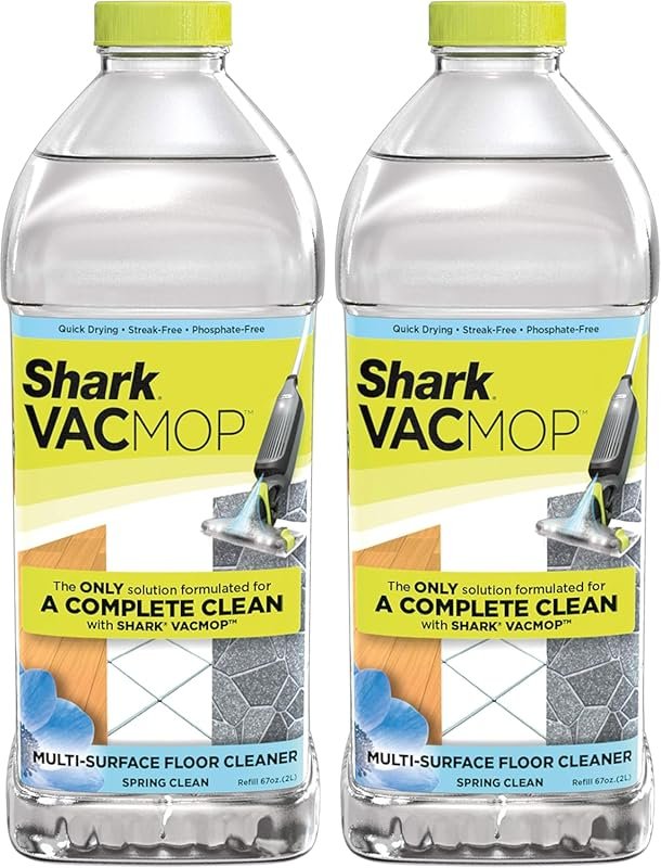 Shark VCM60 VACMOP Multi-Surface Cleaner Refill 2 Liter with Spring Cl