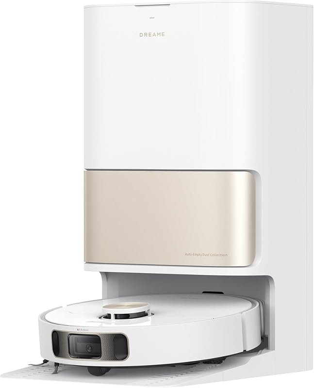 DREAME L10s Robot Vacuum & Mop: 7000Pa Suction, Hot Water Mop, Obstacl