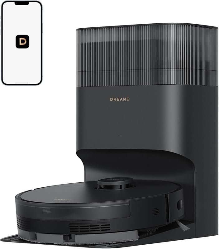 DREAME D20 Robot Vacuum & Mop: 13,000Pa Suction, Self-Emptying, DuoBru