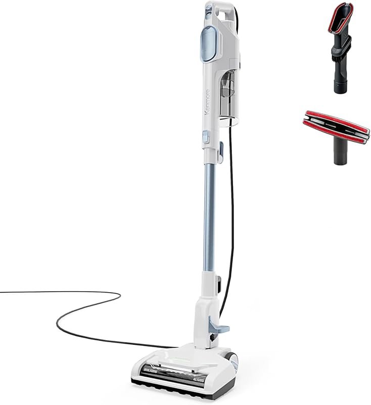 Kenmore CS2015 200 Series Corded Stick Vacuum, Detachable Hand Vac wit