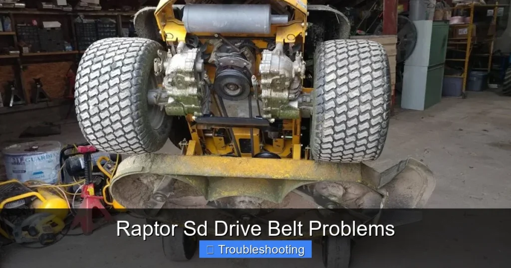 Raptor Sd Drive Belt Problems