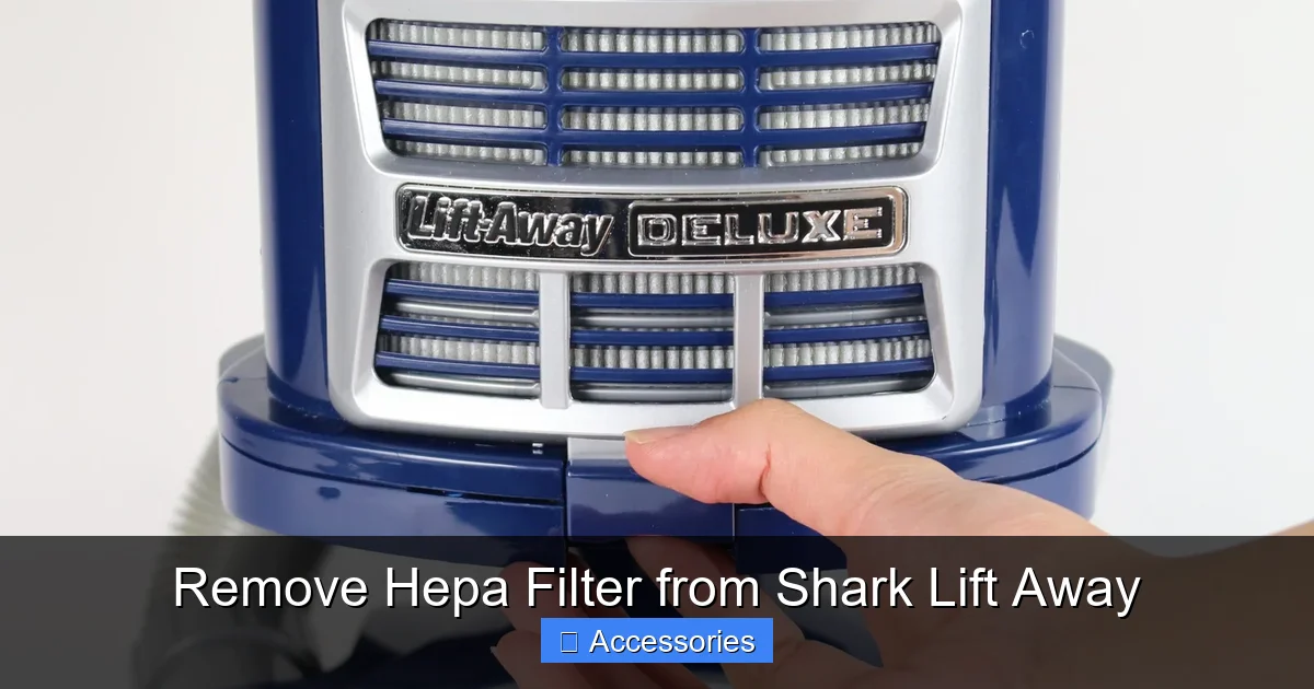 Remove Hepa Filter from Shark Lift Away