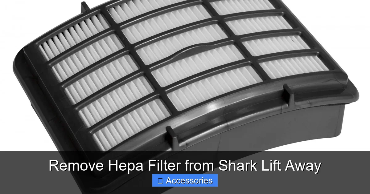 Remove Hepa Filter from Shark Lift Away