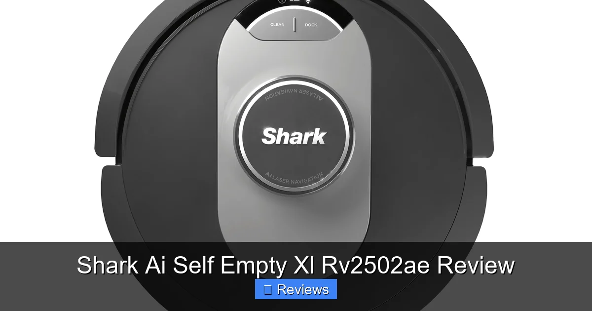 Shark Ai Self Empty Xl Rv2502ae Review