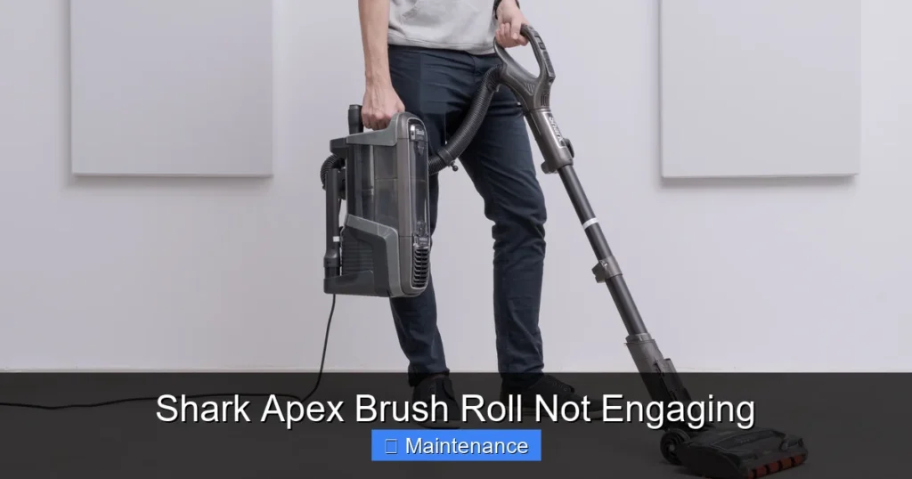 Shark Apex Brush Roll Not Engaging