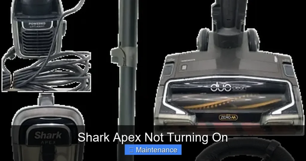 Shark Apex Not Turning On