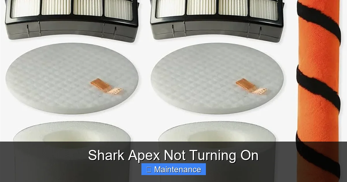 Shark Apex Not Turning On