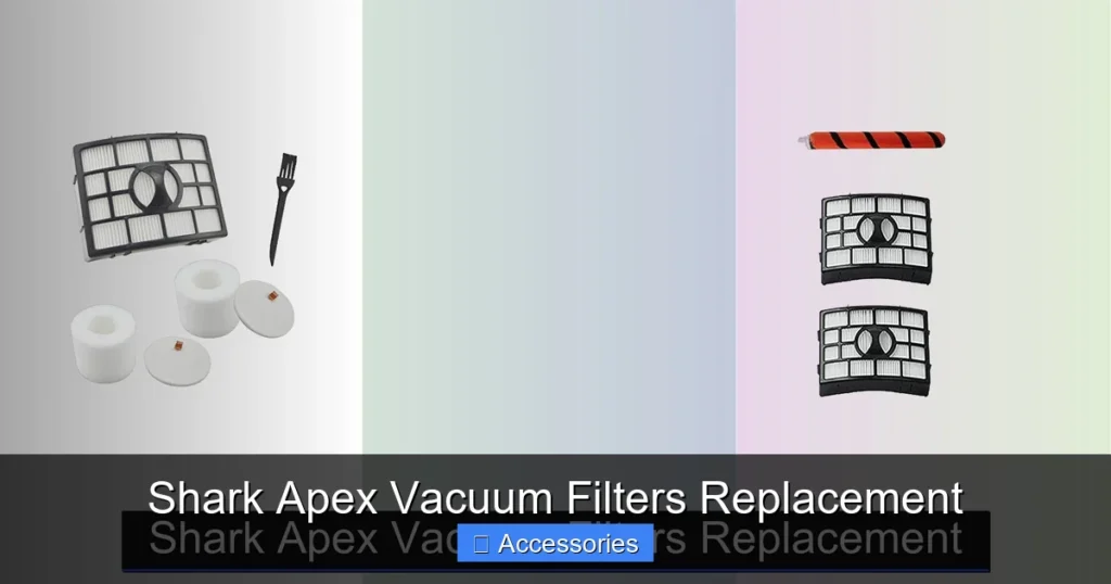 Shark Apex Vacuum Filters Replacement
