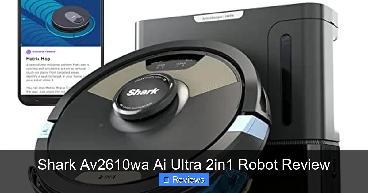 Shark Av2610wa Ai Ultra 2in1 Robot Review