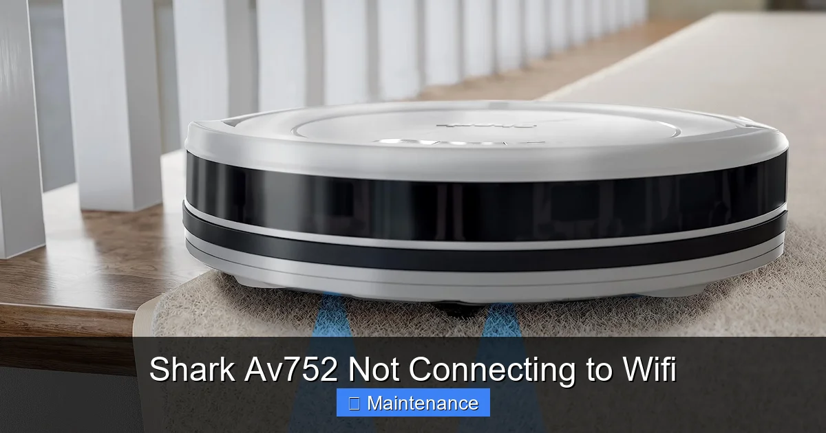 Shark Av752 Not Connecting to Wifi