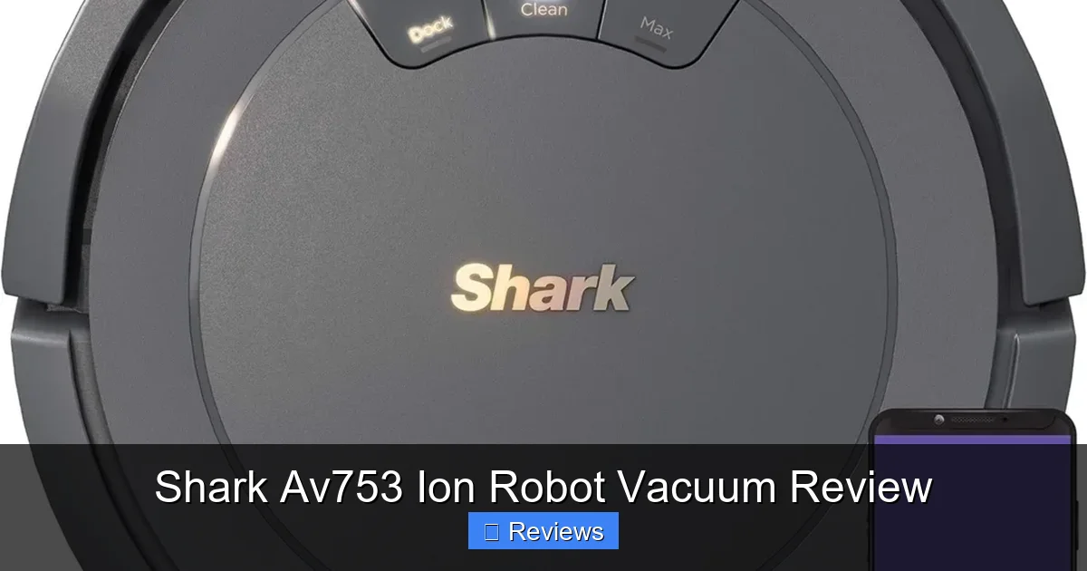 Shark Av753 Ion Robot Vacuum Review