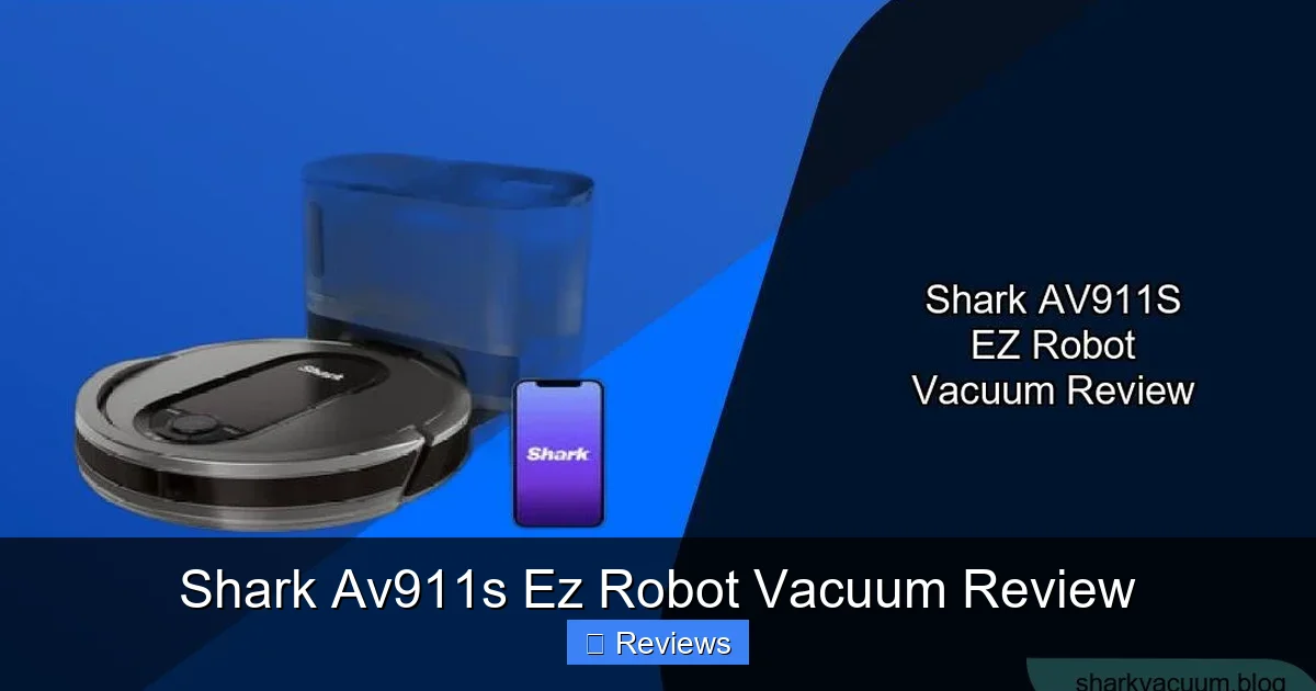 Shark Av911s Ez Robot Vacuum Review